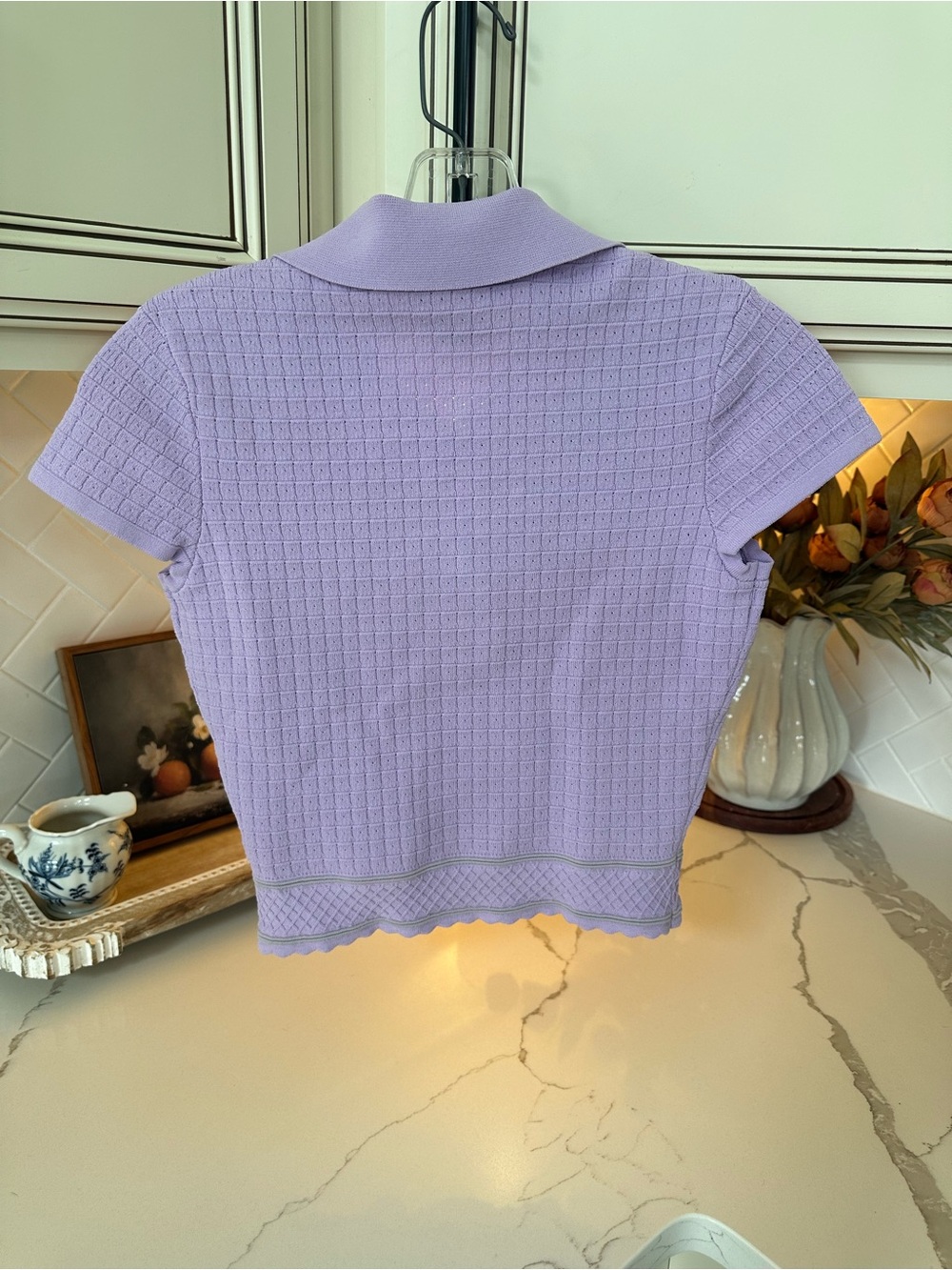 House of Harlow 1960 Lavender Knit Polo Women's Two-Piece Size XS - Picture 4 of 7